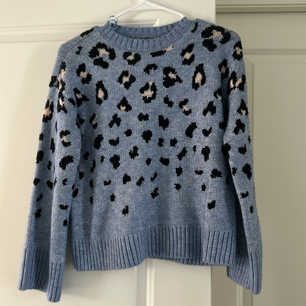 NWT Nine West animal print sweater